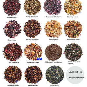Té de Hierbas de Bayas Mixtas, una Infusión Herbal con Aroma Dulce a Frutas, Mezclada con Roselle, Arándano y Uva - Product Image 4