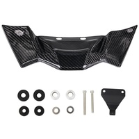 Pour F900R S1000R M1000R : Extension de bec de carénage en fibre de carbone, couvercle de bec, spoiler, ailerons avant, carénage, accessoires d'aile aérodynamique