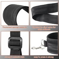 Kit de bondage BDSM, ensemble de restraints de lit, sangles de jambe réglables, menottes pour jeux de couple SM, jouet sexuel pour femmes