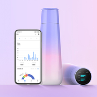 Botella de Agua Inteligente con Pantalla de Temperatura 2026, Venta al por Mayor, Logotipo Personalizado, Termo LED, Taza Aislada al Vacío de Acero Inoxidable 12-24