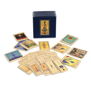 China hergestellt klassische <span class=keywords><strong>Tarot</strong></span> Deck-Gold Kanten Oracle Karten vergoldet Gold Lady Divination Spielkarten für den Familien gebrauch - Product Image 1