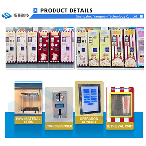 ODM/ODM Coin tiền mặt thanh toán thẻ tín dụng mới hoàn toàn tự động nhà máy dễ sử dụng tự phục vụ phổ biến bỏng ngô Máy bán hàng tự động - Product Image 6