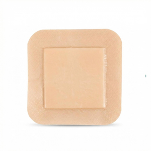Apósito de espuma de silicona hecho a medida con borde, vendaje impermeable para el cuidado de heridas, apósito de gel de silicona - Product Image 1