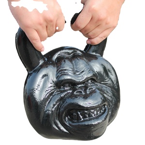 <strong>Gym</strong> Fitness <strong>Equipment</strong> Cast Iron Monkey Head Animal <strong>Gorilla</strong> Competition Kettlebell - Product Image 6