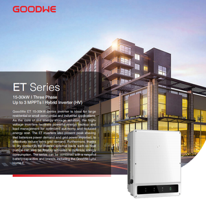 Système solaire hybride triphasé <span class=keywords><strong>GoodWe</strong></span> série <span class=keywords><strong>ET</strong></span> 15-30 kW avec jusqu'à 3 MPPT <span class=keywords><strong>et</strong></span> stockage d'énergie haute tension - Product Image 1