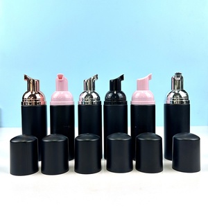 Customizable PET Black Matte Foaming Hand Soap <b>Pump</b> <b>Bottle</b> for Face Masks and Shampoo Personalized Logo Printing - Product Image 2