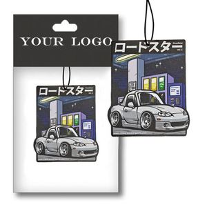 Customizable Luxury Custom Car air Freshener Modern Anime Design Color <b>Pattern</b> Card - Product Image 3
