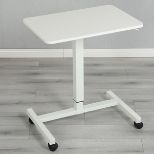 โต๊ะเคลื่อนที่ปรับความสูงได้โต๊ะโซฟาโต๊ะแบบพกพาโต๊ะคอมพิวเตอร์แล็ปท็อปพร้อมโครงโลหะและล้อกลิ้ง - Product Image 1
