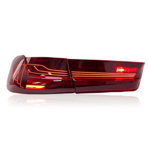 อะไหล่รถยนต์ขายส่ง ชุดไฟท้าย LED แบบเสียบใช้งานได้ทันที สไตล์ CSL สีแดงและสีรมควัน สำหรับ BMW ซีรีส์ 3 M3 G20 G28 G80 ปี 2018-2022 - Product Image 6