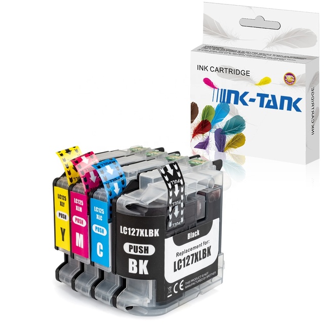 INK-TANK LC127 LC125 LC129XL LC129 129XL Premium Color Compatible Ink Cartridge for Brother MFC-J4410DW MFC-J4610DW Printer