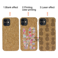 Coque de téléphone portable en bois de liège gravée, best-seller, pour iPhone 11 12 13 14 15 Pro Max Plus, accessoires pour téléphone portable