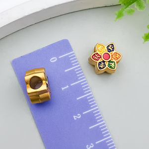 Ciondolo Multicolore in Lega di Zinco con Mantra a Sei Solfati per Creazione Fai-da-te di Collane, Bracciali, Orecchini e Portachiavi - Forniture per Gioielli - Product Image 6