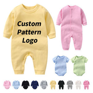 Pagliaccetto a maniche lunghe con chiusura a cerniera Casual a coste pagliaccetto per neonati da <span class=keywords><strong>0</strong></span> a <span class=keywords><strong>3</strong></span> <span class=keywords><strong>mesi</strong></span> per neonati - Product Image 4