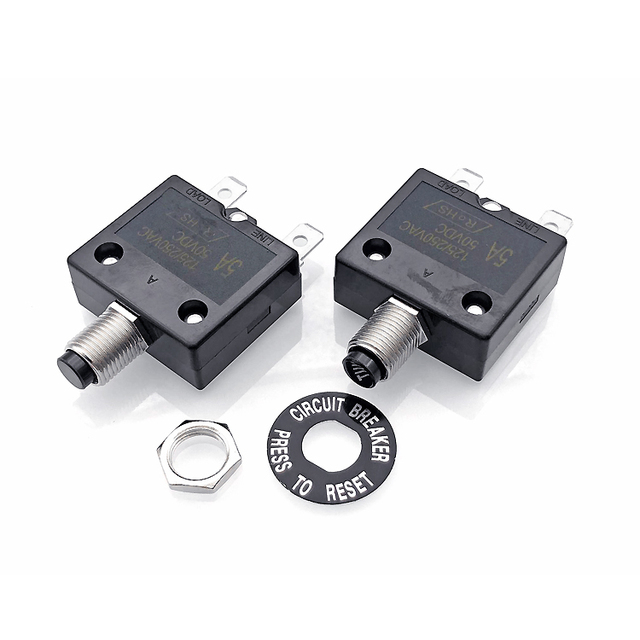 Motor Overload Protector Reset Push Button Switch 5a 10a 15a 16a 20a 25a 30a Thermal Circuit Breaker