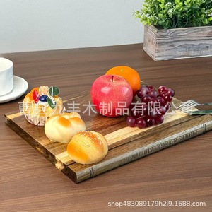 Planche à découper en bois de style livre Jiufeng, en bois d'acacia, épaissie, double face, en bois massif, pour la cuisine, rectangulaire, durable - Product Image 4