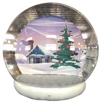 Boule de neige gonflable taille géante, boule de neige pour décorer noël
