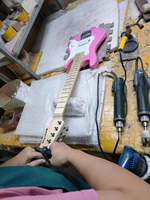 Good Tune 30 Inch Maple Body Electric Guitar Kit with Amplifier 6 Strings for Children Beginner