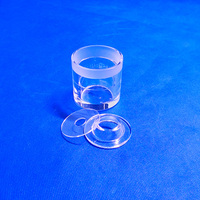 Plaque de verre de quartz transparent clair, fenêtre en silice fondue, haute température, taille et épaisseur personnalisées, vitre de visualisation industrielle 99,99%