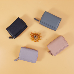 Portefeuille vintage en cuir PU avec fermeture éclair pour hommes et femmes, porte-cartes multi-emplacements, porte-cartes de crédit, porte-monnaie - Product Image 2