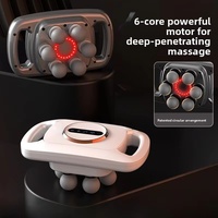 Pistola de Masaje Fascial Inalámbrica Recargable con Control de Velocidad para Relajación Muscular de Cuerpo Completo en Casa u Oficina
