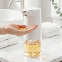 Distributeur de savon électrique sans contact de haute qualité, rechargeable par USB, avec capteur IPX4, distributeur de savon automatique pour salle de bain