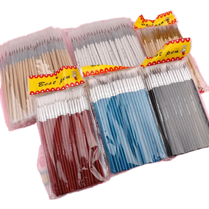 Juego de 100 Piezas de Bolígrafos Finos para Dibujo, Pintados a Mano, Multicolores, con Punta de Gancho, Pinceles para Pintar, Suministros de Arte, Mango de Madera/Aluminio - Product Image 1