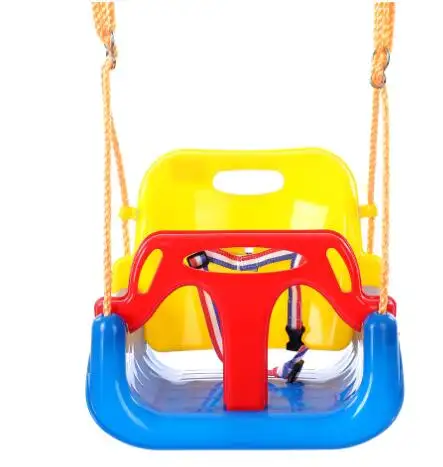 مخصص قابل للتعديل جودة عالية حديقة آمنة أرجوحة كرسي بلاستيكي معلق طفل صغير أرجوحة في الهواء الطلق