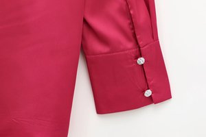 Automne 2025 nouvelle mode décontractée Joker revers exquis <span class=keywords><strong>chemise</strong></span> à boutons <span class=keywords><strong>chemise</strong></span> à manches longues <span class=keywords><strong>chic</strong></span> pour femmes rétro. - Product Image 4