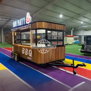 New Arrival Food Cart/Food Cart with Full Kitchen for Sale/Mobile Kitchen Fast Food Trailer Food Cart Bus Dining Cart - Product Image 2