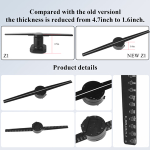 Ventilador Led para publicidad, pantalla holográfica 3d de 42CM, Z1 - Product Image 2