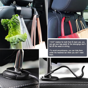 Garage Storage <strong>Hooks</strong> Heavy Duty Wall <strong>Hooks</strong> Car Multifunctional Seat Back Shelves Car Seat Headrest <strong>Hooks</strong> <strong>Tools</strong> - Product Image 4