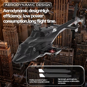 Nuevo Helicóptero RC F02 YUXIANG <span class=keywords><strong>Airwolf</strong></span> Armado, Escala 1:34, 9 Canales, GPS Inteligente, Simulación 6G sin Aire - Product Image 3