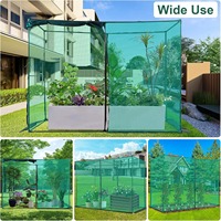 Serre de protection pour plantes portable et facile à installer avec structure en acier moderne pour culture hydroponique et usage en extérieur