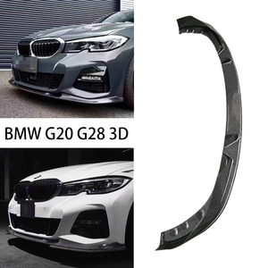 Pour Série 3 G20 G28&M3 G80, lèvre avant en fibre de carbone style 3D, 2019-2022 - Product Image 2