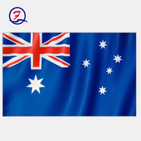 Vente en gros 3x5ft polyester australien personnalisé durable drapeaux australiens
