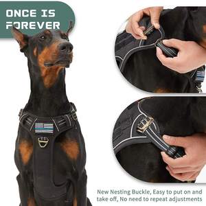 Arnés para Perro Talla XL, Sin Tirones, Modelo Popular <span class=keywords><strong>de</strong></span> TikTok, Reflectante, Ecológico, <span class=keywords><strong>de</strong></span> Nailon, para Pasear Mascotas - Product Image 5