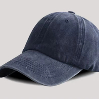 Gorra de Béisbol ZKFE Bordada con Diseño de Chihuahua, Negra Lavada, de 6 Paneles, Ajustable con Cierre a Presión, Unisex, Estilo Dad Hat, Moderna, de Oxford, para Perros