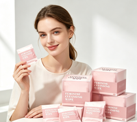 Lingettes nettoyantes intimes féminines biodégradables à 100 %, sans alcool, à pH équilibré, emballées individuellement, pour usage quotidien