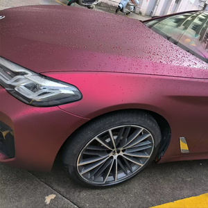 Film de protection automobile ColorXP personnalisé, PVC PET ultra mat, rouge <span class=keywords><strong>vin</strong></span>, résistant aux UV, auto-adhésif, changeant de couleur, anti-rayures - Product Image 2