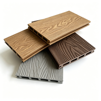 Tablero de Cercado WPC con Diseño Popular en Relieve, Material de Madera y Plástico para Decoración Exterior, Impermeable y Anticorrosión