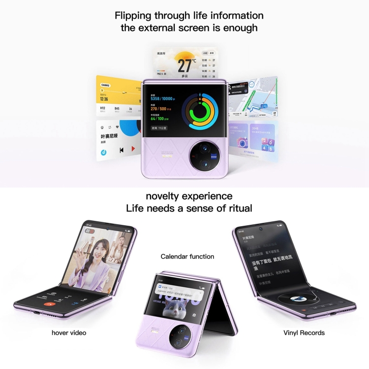 vivo x flip（12/256GB）紫　中国版 Vivo X Flip - Specs, Price, Reviews, Compare, and Best Deals