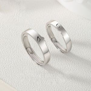 Anillo de Beso Romántico para Parejas, Regalo de San Valentín para Hombre y Mujer, Anillo con Figura de Amor Exagerado, Regalo Creativo y Chic - Product Image 3
