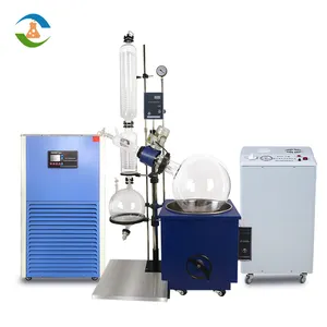 R5002 Kimyasal Vakum Distilasyon ve Buharlaştırma döner buharlaştırıcı malzemeleri 50L