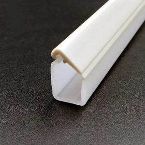 PVC Extrusion Plastic Profiles Rigid and Soft Co-Extruded <strong>Door</strong> and Window <strong>Trim</strong> for Construction and Housewar - Product Image 5
