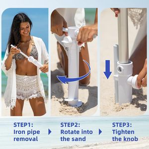 Hot Sale Outdoor Portable Fold Large <strong>Beach</strong> Parasol <strong>Sun</strong> <strong>Umbrella</strong> for the <strong>Beach</strong> - Product Image 5