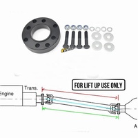 Kit d'entretoises d'arbre de transmission arrière 4x4 de 25 mm pour D-Max 2012-2019, compatible avec les rehaussements de 2 pouces et plus