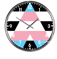 Horloges murales rondes arc-en-ciel Recipromantic, horloge silencieuse classique sans tic-tac, fonctionnant sur piles, pour le bureau, la maison, le salon