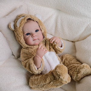 Muñeca Bebé Reborn Realista de 48 cm, Recién Nacida, de Vinilo Suave, de Silicona, para Niñas, Regalo para Niños - Product Image 4