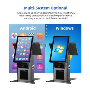 15.6/18.5'' Flat Screen 4G/8G 1920x1080P 4K Quality Full hd Display Self Service Payment Kiosk <b>Checkout</b> <b>Counter</b> for Hospital - Product Image 3