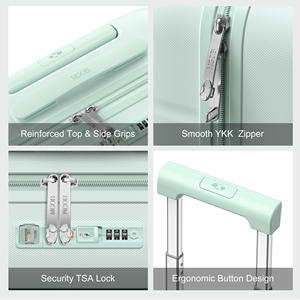 <span class=keywords><strong>Valise</strong></span> à roulettes extensible MGB 20'' avec ouverture frontale, coque rigide en polycarbonate, légère et durable, pour voyage - Product Image 4